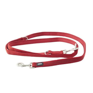 Buster Buster 氯丁橡膠多功能牽繩 Neoprene Multipurpose Lead 180cm 紅色 細碼 正面圖