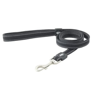 Buster反光網格牽繩Reflective Buster反光網格牽繩Reflective Mesh Lead 180cm 黑色 大碼   正面圖