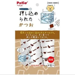 Petio Petio 貓零食 日本產 木天蓼鰹魚粒 4袋裝 正面圖