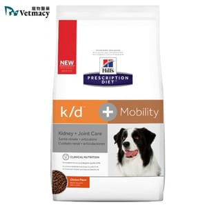 Hills Hills 處方糧 狗糧 k/d 腎臟及關節護理配方 8.5lbs 5lb 正面圖