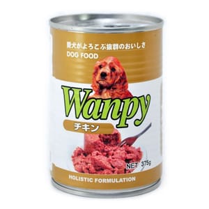 Wanpy Wanpy 狗罐頭 雞肉配方 375g 375g 正面圖