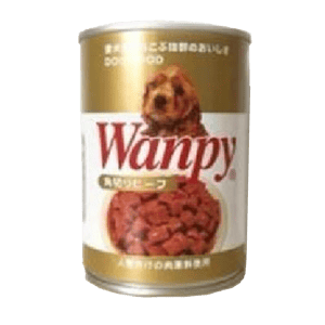 Wanpy Wanpy 狗罐頭 角切牛肉配方 375g 375g 正面圖
