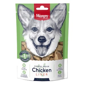 Wanpy Wanpy Freeze Dry 狗零食 凍乾雞肝 Chicken Liver 40g 40g 正面圖