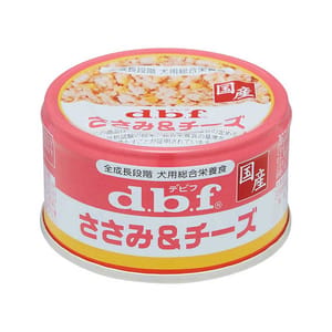 日本d.b.f 日本d.b.f 狗罐頭 綜合營養 雞胸肉及芝士味 85g 85g  正面圖