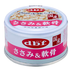 日本d.b.f 日本d.b.f 狗罐頭 綜合營養 雞胸肉及軟骨味 85g 85g  正面圖