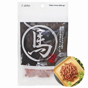 日本Aables 日本Aables 狗零食 日本製烤馬肉短棒 90g 90g 正面圖