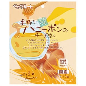 日本Petz 日本Petz Route 芝士蜂蜜麵包 3個裝 犬用 正面圖