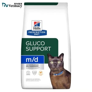 Hills Hills 處方糧 貓糧 m/d 血糖及體重管理配方 4lbs 4lb 正面圖