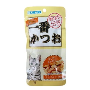 KANETORA一番 KANETORA一番 粒粒香貓零食 雞+金槍魚 25g 25g 正面圖