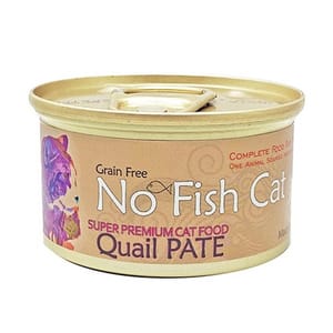 No No Fish Cat不吃魚的貓 貓罐頭 主食罐 鵪鶉肉醬 85g 85g 正面圖
