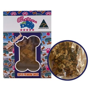 OZ OZ Chew 狗小食 吞拿魚粒 80g 80g  正面圖