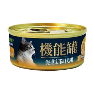 A A Freschi Srl 狗零食 機能貓罐 嫩煮鮮鮭魚+南瓜+B群 70g 70g  正面圖