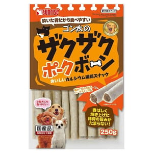 日本Sunrise 日本Sunrise 狗小食 魚肉雞肉零食棒 250g 250g 正面圖