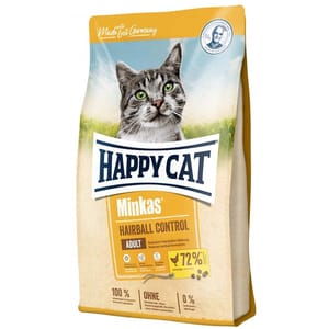 Happy Happy Cat Minkas 全貓糧 毛球控制配方 500g 500g 正面圖