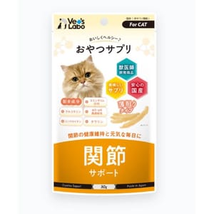 日本Vet'sLabo 日本Vet'sLabo 貓用 國產 營養食品 關節保健零食 30g 30g 貓用 正面圖
