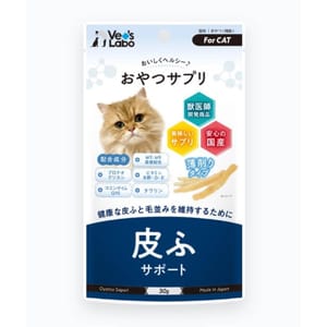 日本Vet'sLabo 日本Vet'sLabo 貓用 國產 營養食品 皮膚保健零食 30g 30g 貓用 正面圖