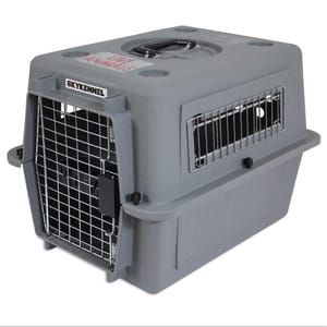 美國Petmate 美國Petmate 健力時款運輸飛機籠  SKY KENNEL  2.7kg 滴合15lbs 以下 7kg  正面圖