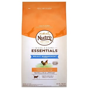 Nutro Nutro 成貓糧 特級體重控制配方 雞肉及糙米 6.5lb 5lb  正面圖