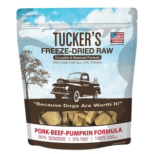 TUCKER'S TUCKER'S 凍乾犬糧 豚+牛+南瓜配方 PORK-BEEF-PUMPKIN 14oz 14oz  正面圖