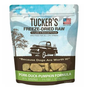 TUCKER'S TUCKER'S 凍乾犬糧 豚+鴨+南瓜配方 PORK-DUCK-PUMPKIN 14oz 14oz 正面圖