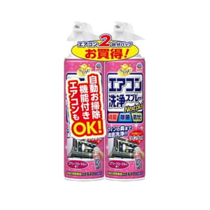 日本Earth 日本Earth Chemical 免水洗冷氣清潔劑 420ml 2個入 - 清貨優惠 420ml 正面圖