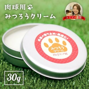 日本國產 日本國產 貓犬寵物肉球護理 天然蜂蠟爪子膏 30g 30g  正面圖