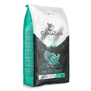 CANAGAN原之選 CANAGAN原之選 貓糧 無穀物全貓糧 火雞健齒配方 1.5kg 5kg 正面圖