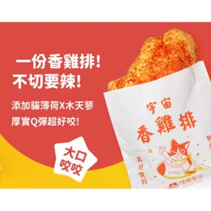 汪喵星球 汪喵星球 DogCatStar 台灣小吃貓草包 香雞排   正面圖