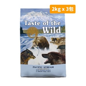 Taste Taste of the Wild 狗糧 無穀物煙燻三文魚配方  5.6kg  或 6kg  正面圖