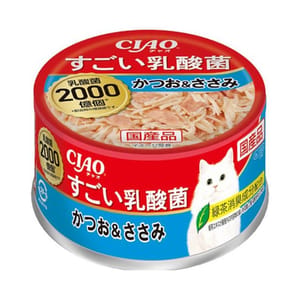 CIAO CIAO 貓罐頭 2000億個乳酸菌 鰹魚+雞肉 85g 85g 正面圖