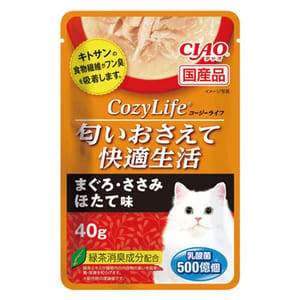 CIAO CIAO 貓濕糧 CozyLife 金槍魚雞肉扇貝 40g 40g 正面圖