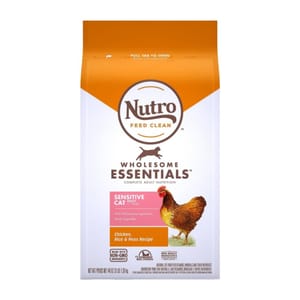 Nutro Nutro 成貓糧 全護營養系列 腸胃敏感配方 農場鮮雞及糙米 5lb 5lb  正面圖