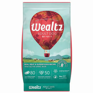Wealtz Wealtz 狗糧 成犬配方 鮮雞肉+超級食物食譜 2.1kg 1kg  正面圖