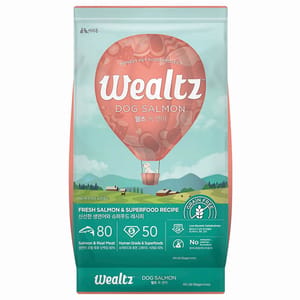 Wealtz Wealtz 狗糧 全犬配方 鮮三文魚+超級食物食譜 6kg 或 6kg  正面圖