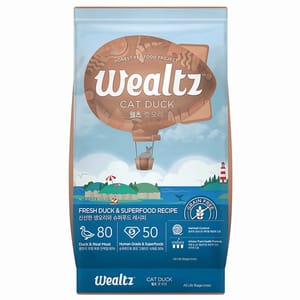 Wealtz Wealtz 貓糧 全貓配方 鮮鴨肉+超級食物食譜 2.1kg 1kg  正面圖