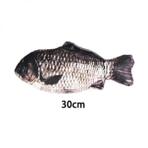 貓咪柔軟舒服抱枕玩具 貓咪柔軟舒服抱枕玩具 黑魚 小 - 開倉價優惠 正面圖