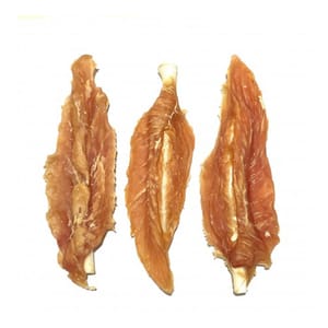 Nasami Nasami 狗零食 風乾小食系列 白牛皮棒串雞胸 大 1kg 1kg  正面圖