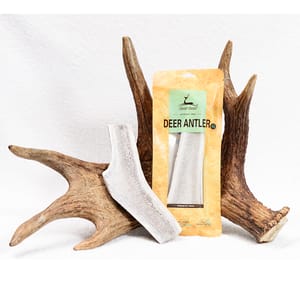 dear dear deer 狗零食 耐咬潔齒系列 鹿角 加大號 背面圖