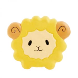 日本Petio 日本Petio Animal Friends Noisy Toy 扁形綿羊 正面圖