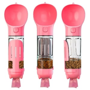 Billipets Billipets 3合1寵物多功能飲水杯 32.5cm x 9.5cm直徑 300ml 300ml  側面圖