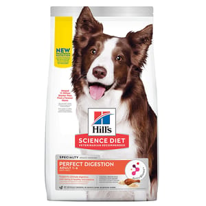 Hills Hills 狗糧 完美消化系列 成犬1-6配方 雞肉+糙米及燕麥 3.5lbs 5lb 正面圖