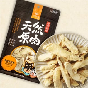 汪喵星球 汪喵星球 凍乾 DogCatStar 冷凍乾燥原肉小零嘴 海味 長盈虱目魚 50g 50g 猫犬用 正面圖