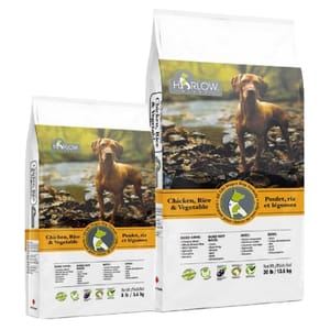 Harlow Harlow Blend 楓葉 雞,糙米,三文魚,鮮果蔬菜全犬乾糧 32lb 或 32lb 正面圖