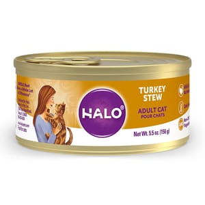 HALO HALO 貓罐頭 無穀火雞配方 5.5oz 5oz 正面圖