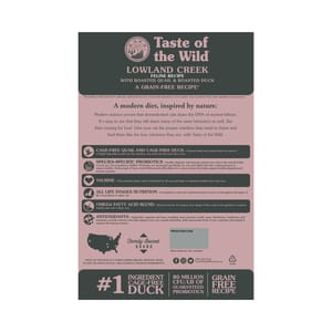 Taste Taste of the Wild 無穀物 烤鵪鶉+烤鴨肉配方  6.6kg 6kg  正面圖