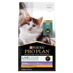 PURINA PURINA PROPLAN 冠能 貓糧 舒敏系列 幼貓配方 雞肉 3.2lb 2lb  正面圖