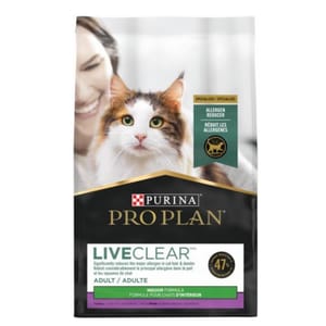 PURINA PURINA PROPLAN冠能 貓糧 舒敏系列 成貓室內去毛球配方 雞肉 1.5kg 5kg 正面圖