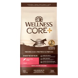 WELLNESS WELLNESS CORE 貓糧 消化易 三文魚配方 11lb 11lb  正面圖