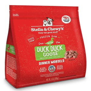 Stella & Chewy's Stella & Chewy's 冷凍生肉狗糧 肉粒 鴨朋鵝友 鴨肉及鵝肉配方 4lb 4lb 正面圖