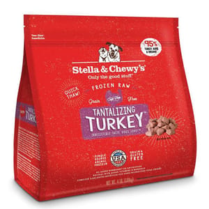 Stella & Chewy's Stella & Chewy's 冷凍生肉狗糧 肉粒 火雞誘惑 火雞肉配方 4lb 4lb  正面圖